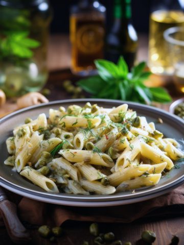 Penne with Artichoke Sauce Recipe