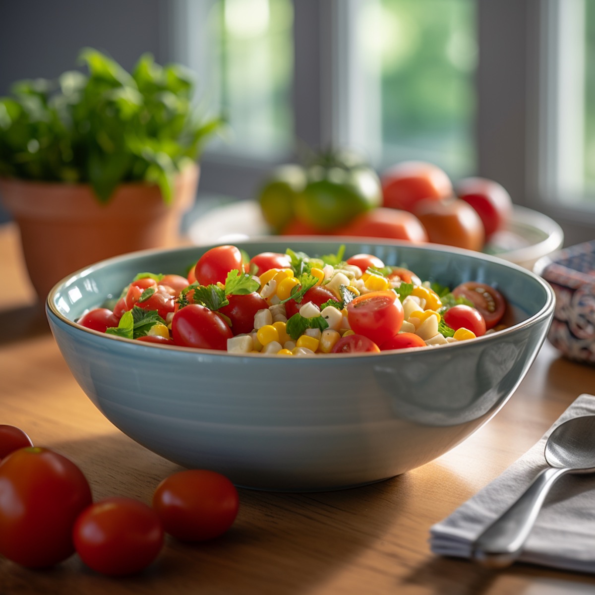 Tomato Corn Salsa Recipe