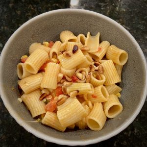 Tomato Mozzarella Corn Pasta Recipe