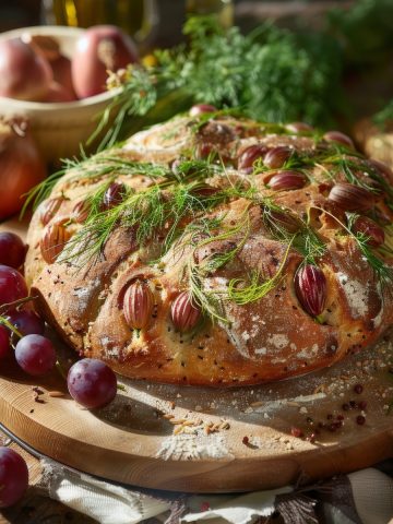 Fennel Grape Harvest Bread Recipe