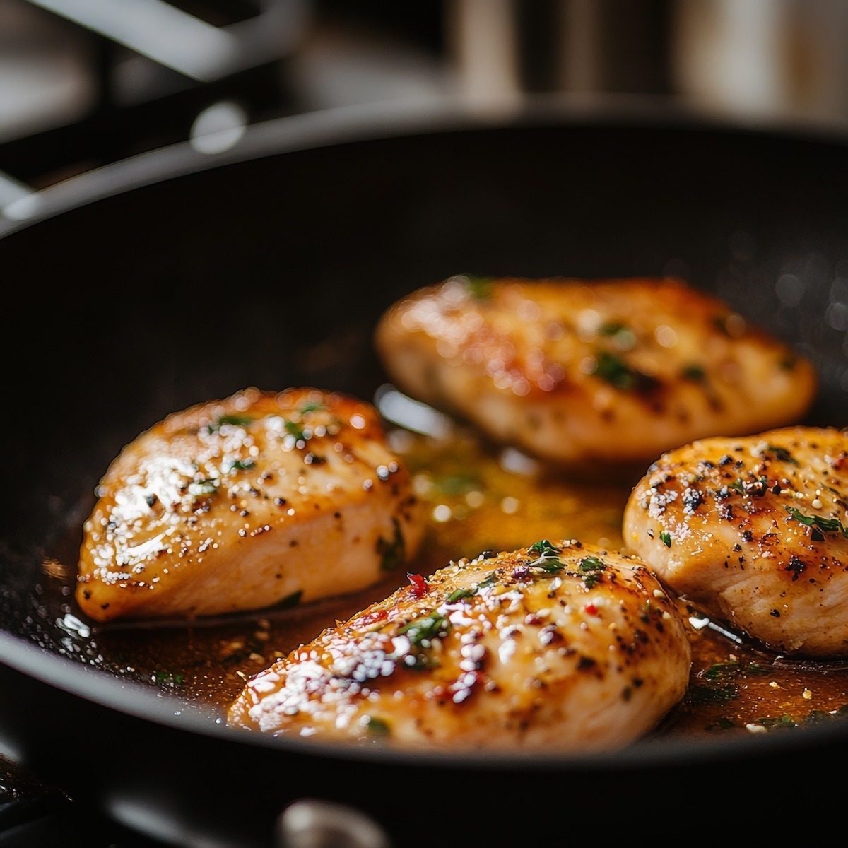 Prevent chicken breast from burning