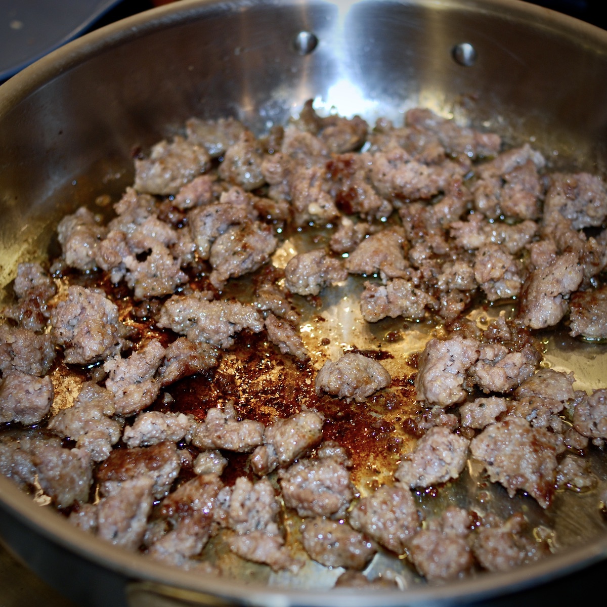 Saute Sausage For Sausage Sauce