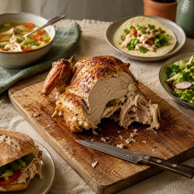 Leftover roast chicken ideas