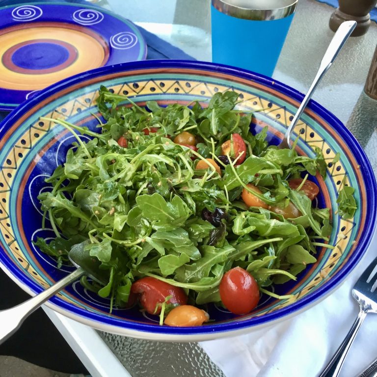 Maple Shallot Vinaigrette over Arugula Recipe