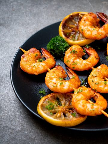 Grilled Shrimp on Skewers