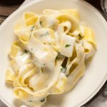 Pasta with Basil Cream Sauce Recipe