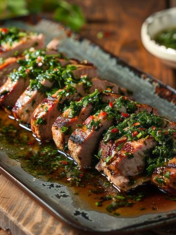 Grilled Pork with Chimichurri Sauce Recipe