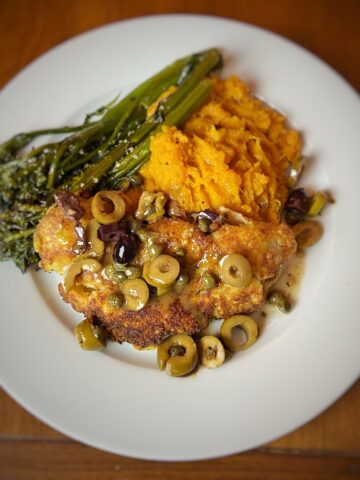 Pork Tenderloin with Olives Capers and Lemon Recipe