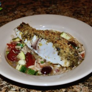 Parmesan Crusted Sea Bass Recipe