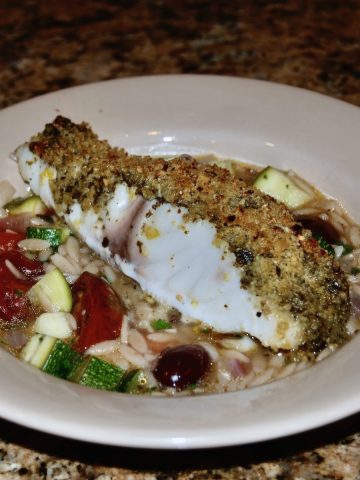 Parmesan Crusted Sea Bass Recipe