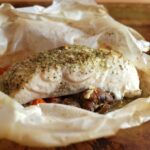 fish in parchment paper