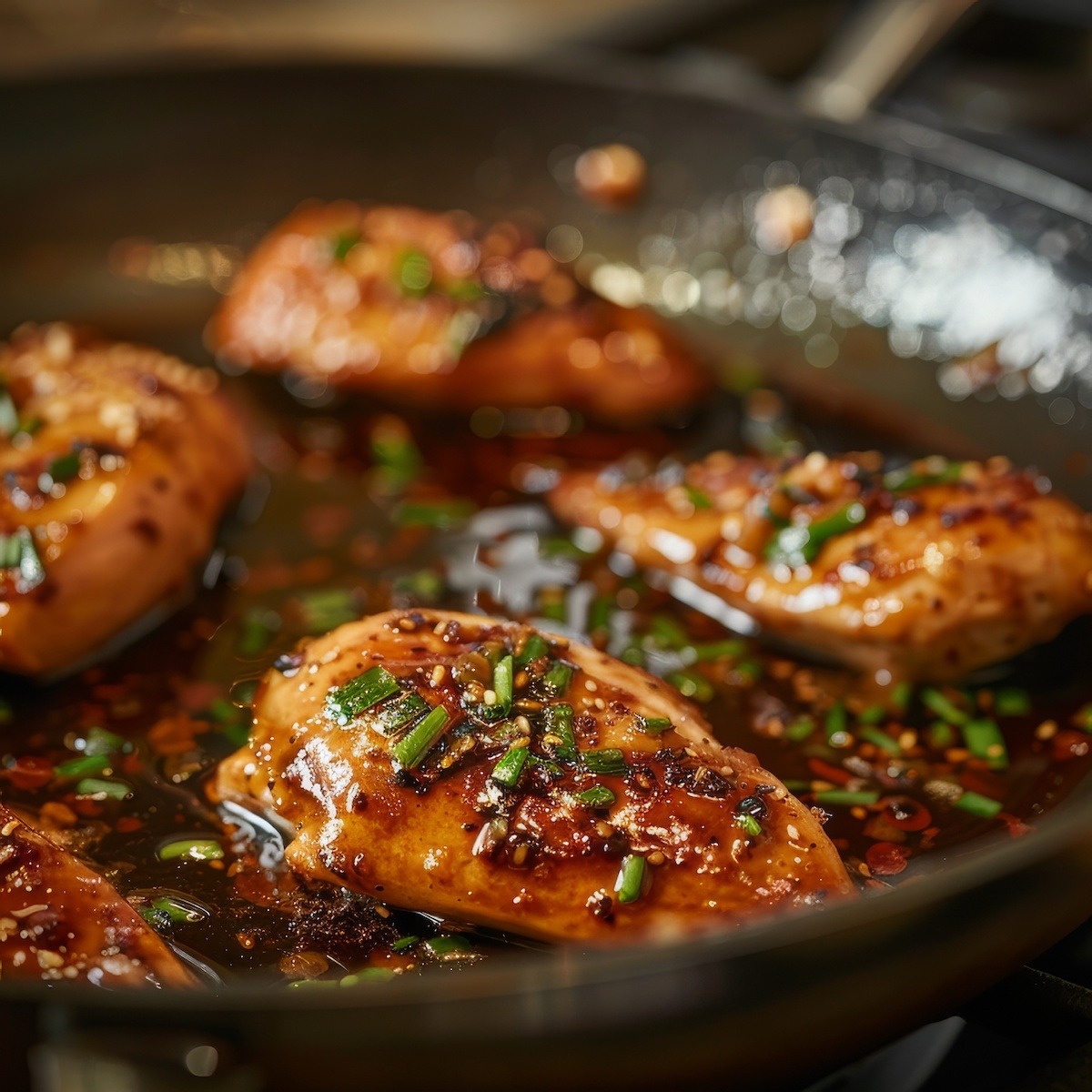 Sauteed Chicken Breasts with Asian Style Pan Sauce