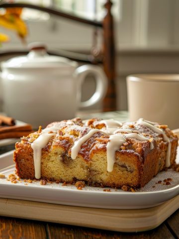 Cinnamon Coffee Cake with Chocolate Chips