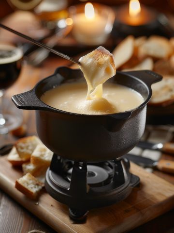 Taleggio Porter Fondue Recipe