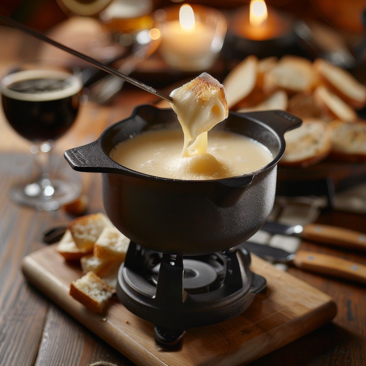 Taleggio Porter Fondue Recipe