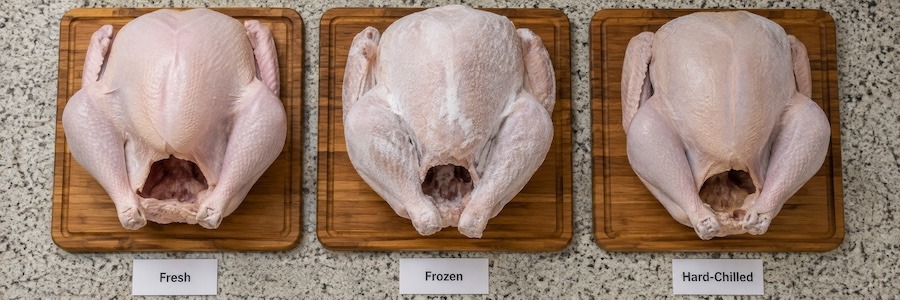 Fresh, Frozen, Hard Chilled Turkeys
