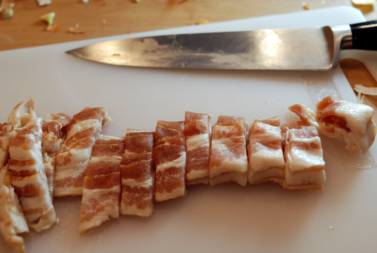 Cutting Bacon