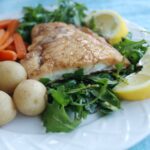 Flounder in Lemon Butter Sauce