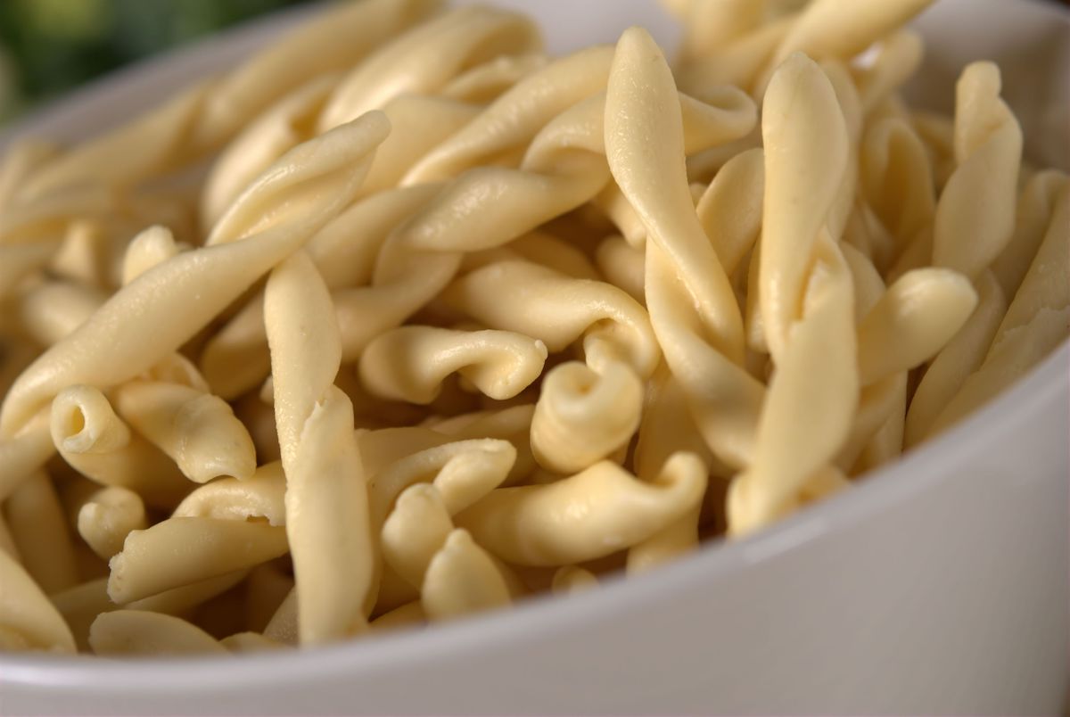 Strozzapreti Pasta with Tuna and Artichokes