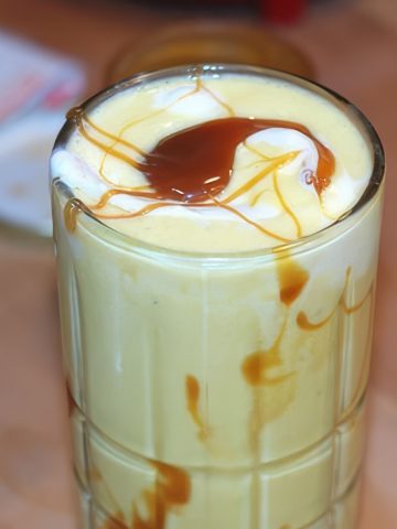 Banana Caramel Milkshake