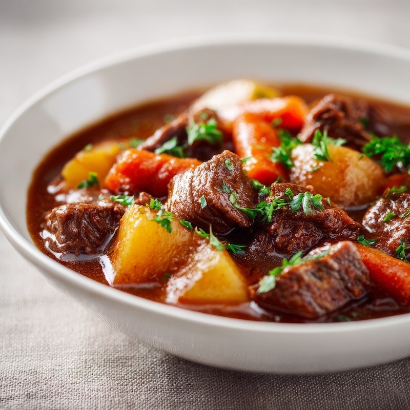 Umami rich beef stew