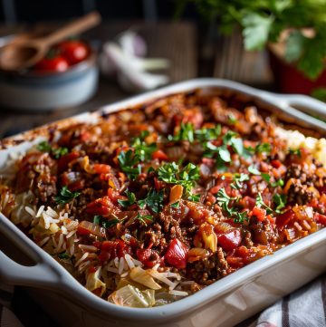 Cabbage Beef Casserole Recipe