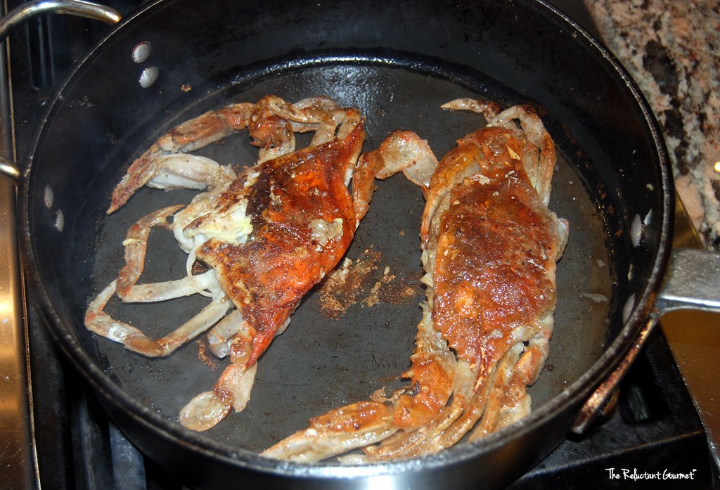 Pan Frying Soft Shell Crabs