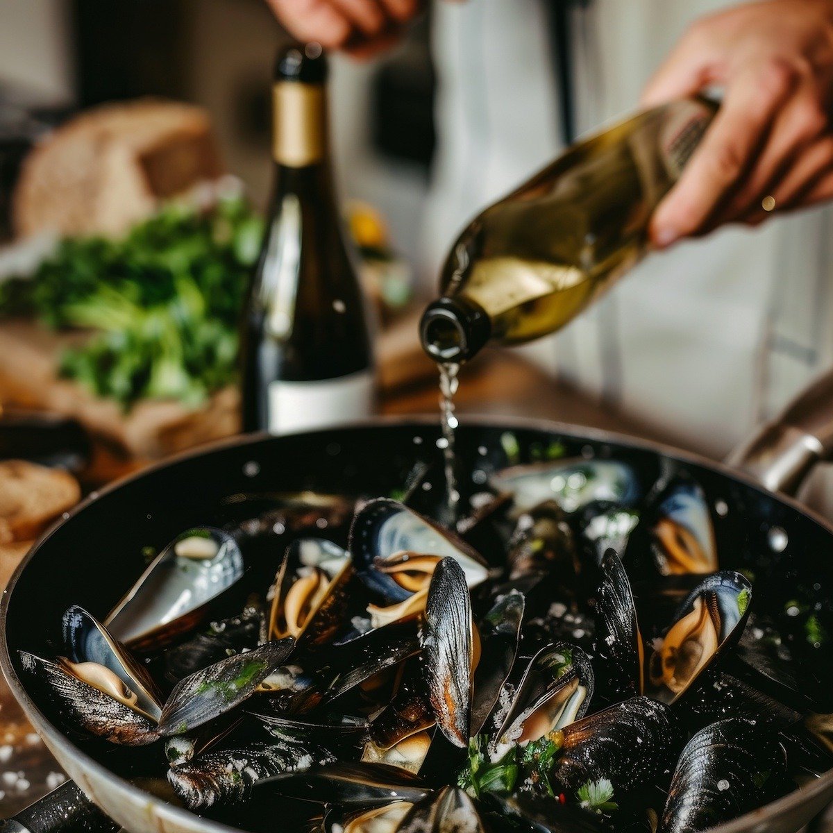 Mussels in White Wine Recipe