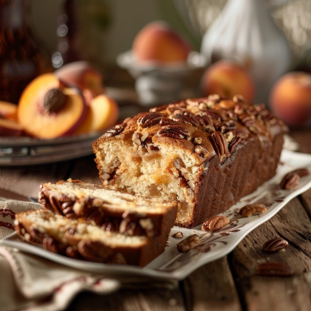 Peach Pecan Bread Recipe