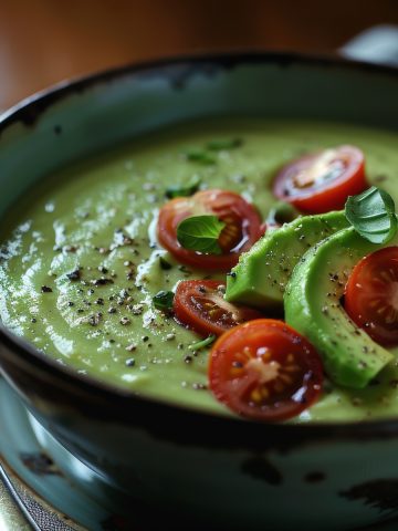 Avocado Peppercorn Soup Recipe