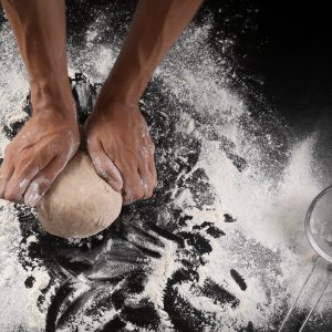 making bread at home