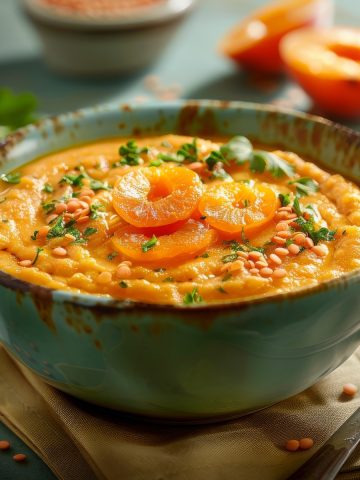 Red Lentil and Apricot Soup Recipe