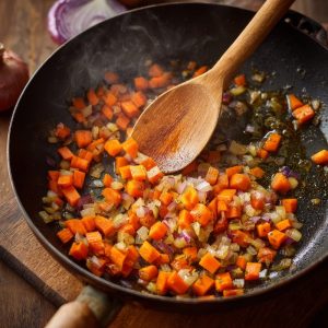 How to Sweat Vegetables