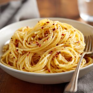 Pasta with Garlic and Olive Oil Recipe