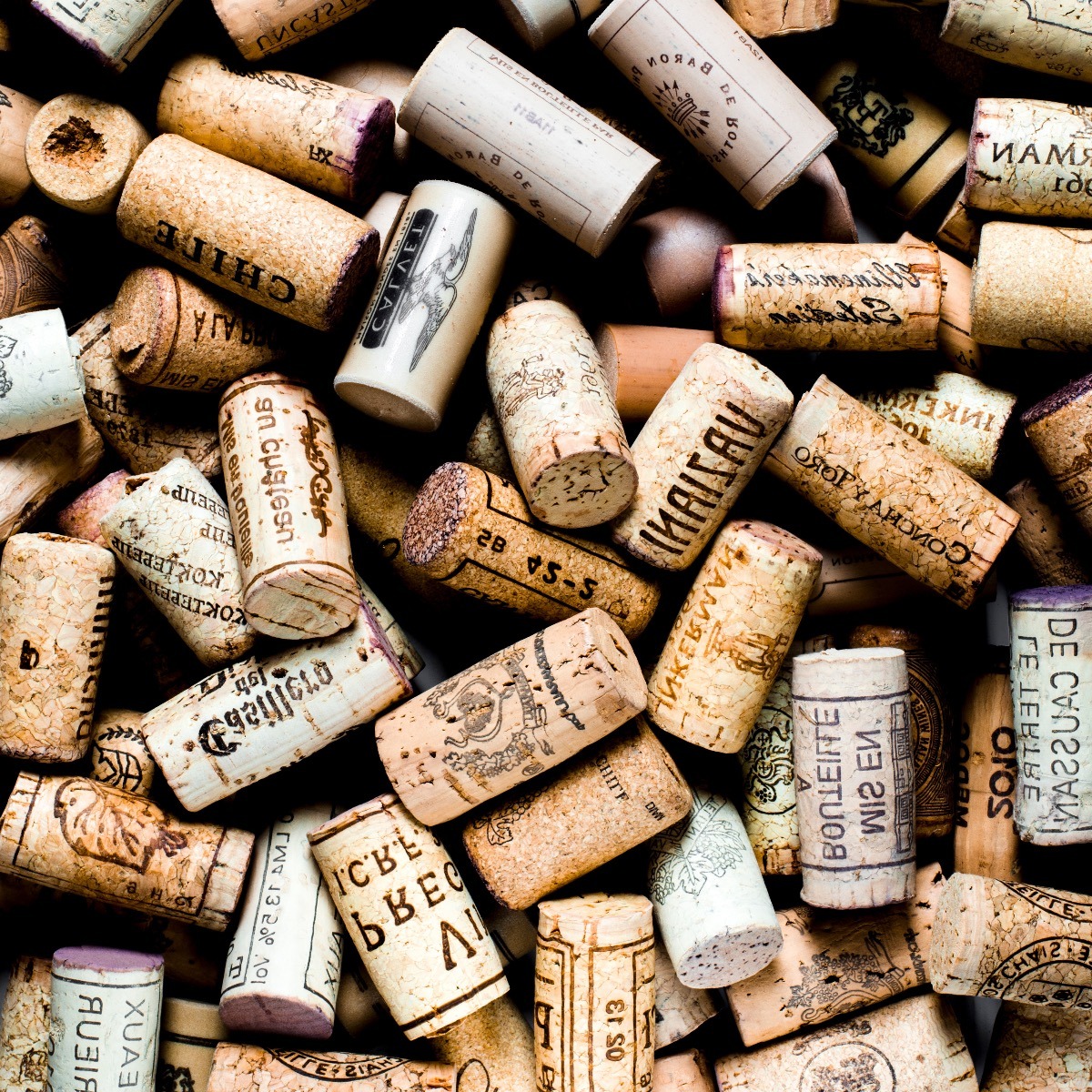 Collection of Wine Corks