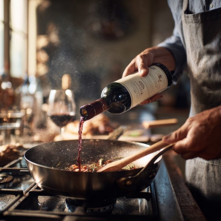 How to deglaze a pan for making sauces.