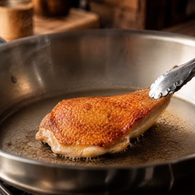 Pan heat and its effect on frying