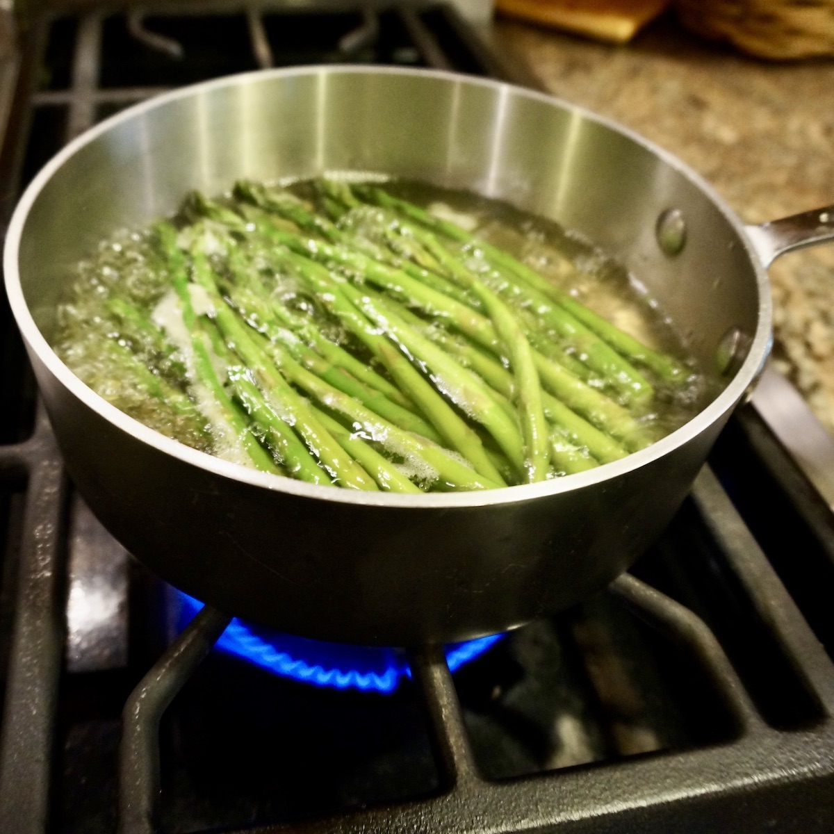 Blanching Asparagus