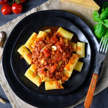 Bolognese Sauce with Penne Pasta