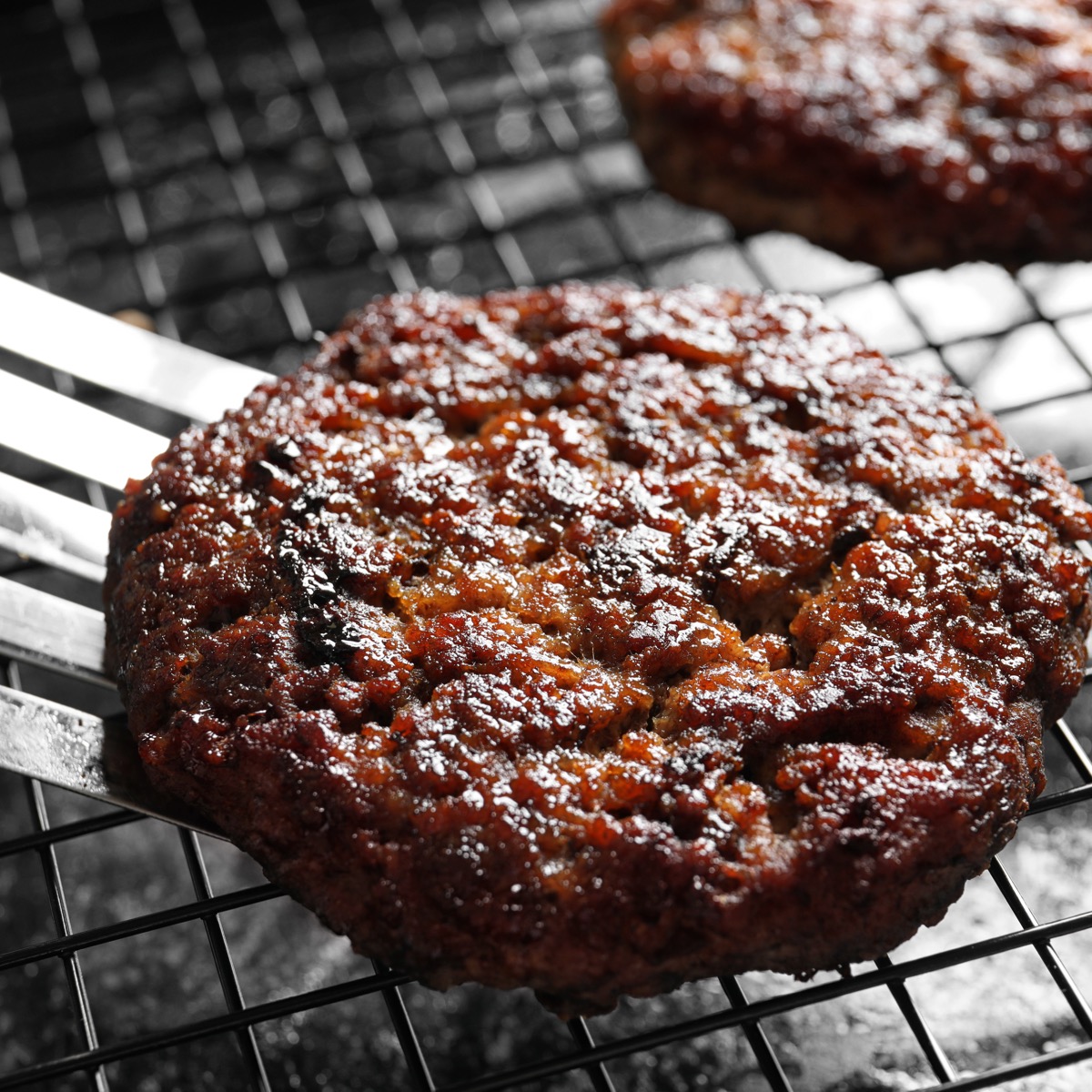 Flipping a Burger on the Grill