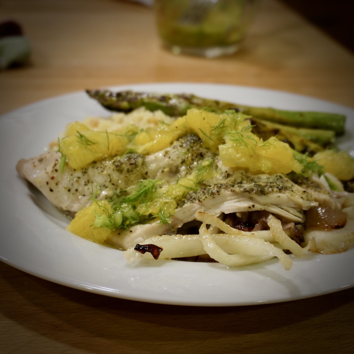 Sea Bass with Orange and Fennel