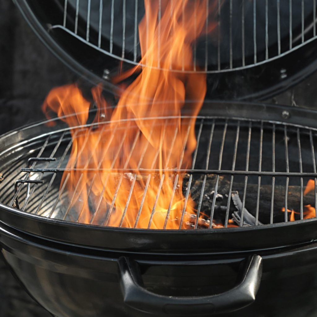 Hot Charcoal Grill