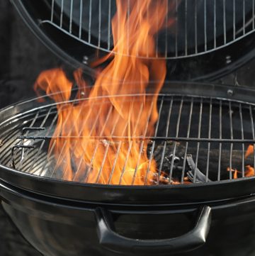 Hot Charcoal Grill