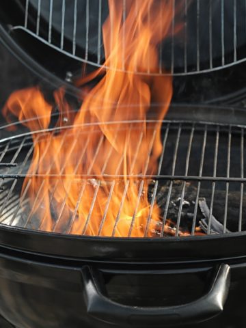 Hot Charcoal Grill