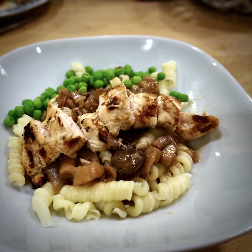 Riccioli Pasta with Grilled Chicken Recipe