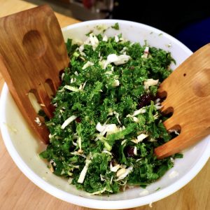 Kale Salad with Almonds Recipe