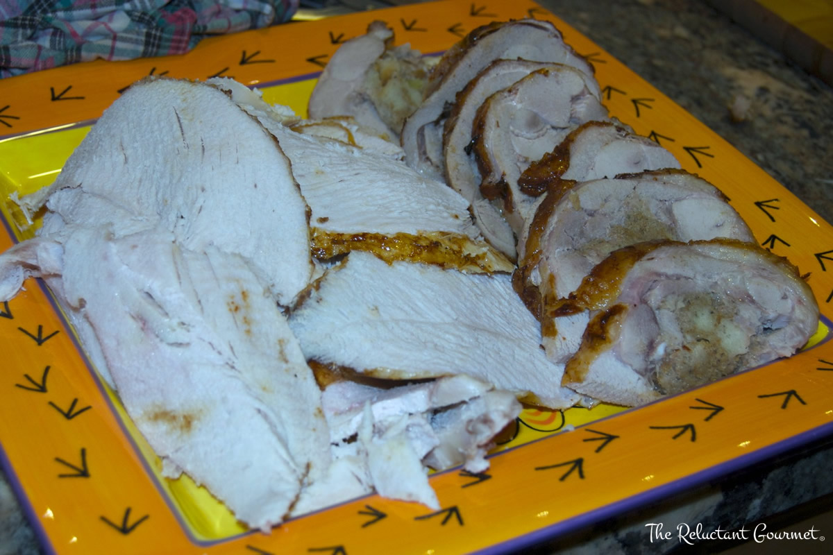 Sliced Turkey on Plate