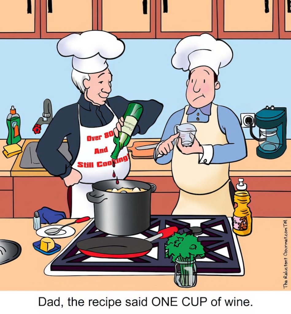 Cooking Cartoon about Cooking with my Dad