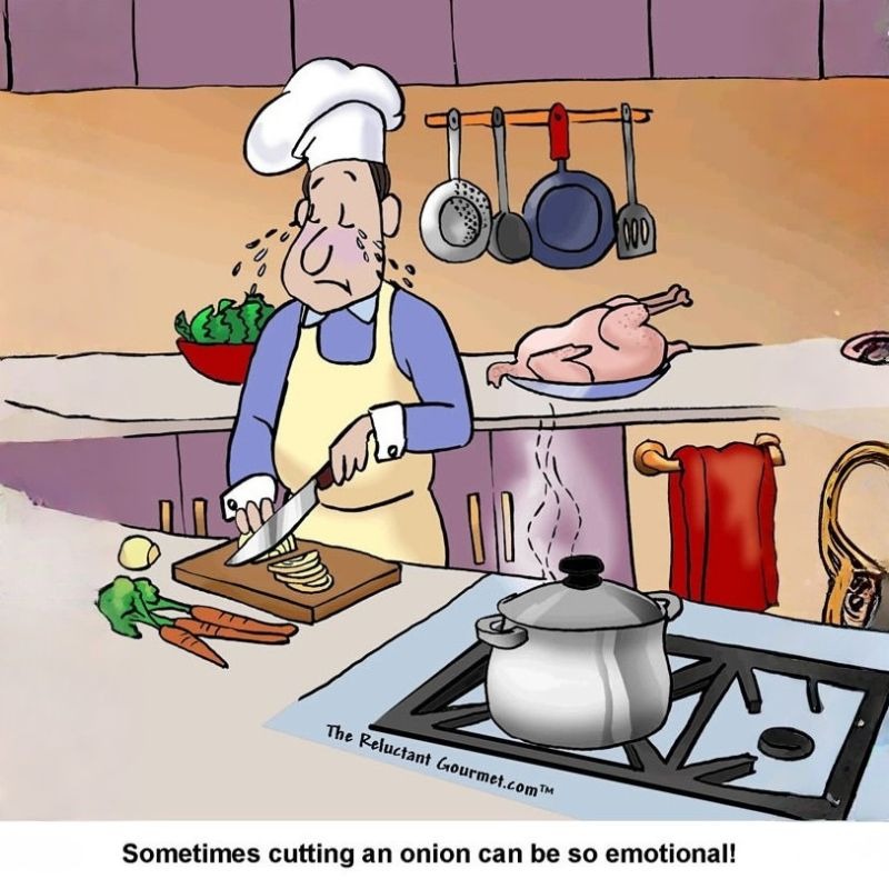 Cutting Onions Can Be So Emotional