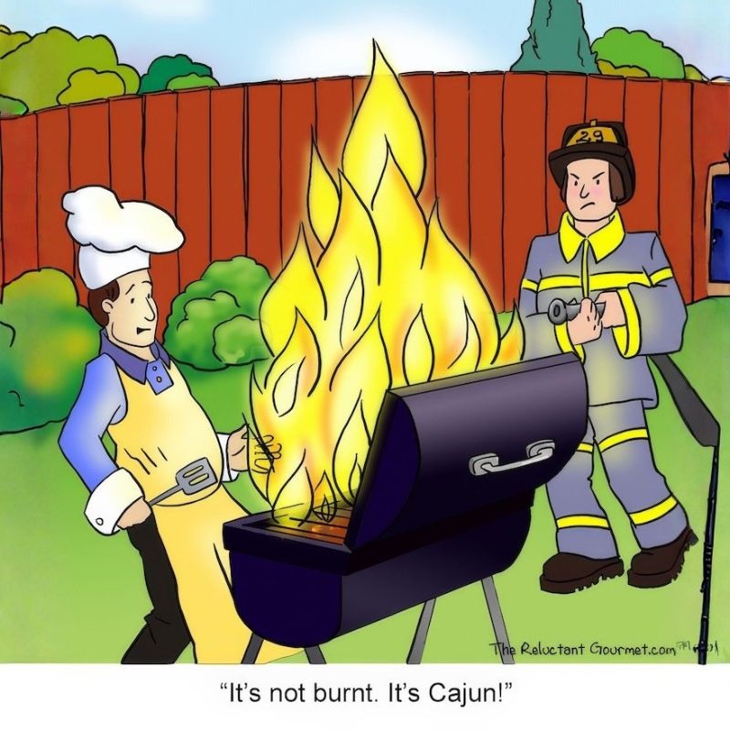 Cooking Cartoon Cajun Cooking